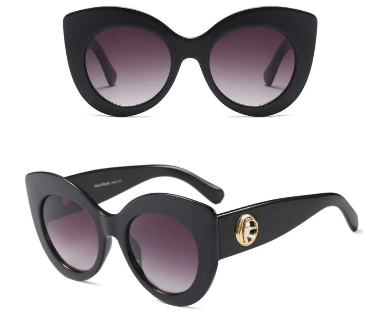 Thick Frame Cateye Sunglasses