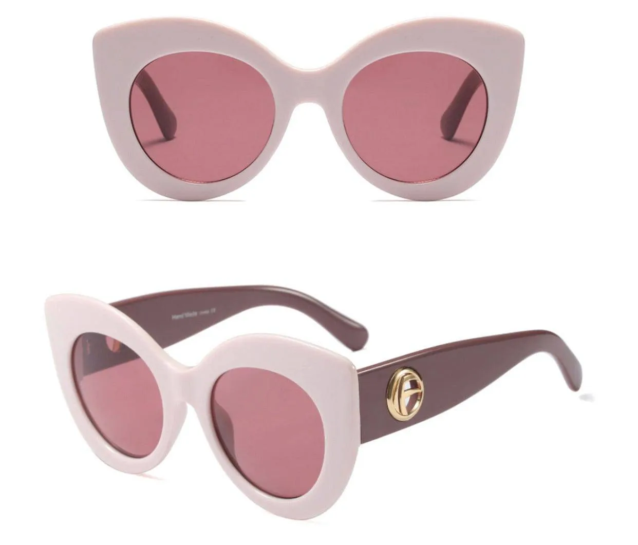 Thick Frame Cateye Sunglasses