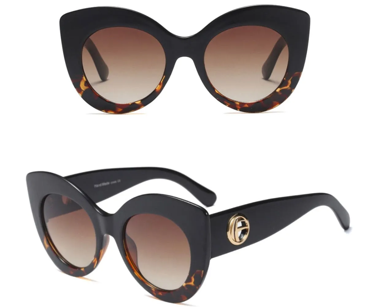 Thick Frame Cateye Sunglasses