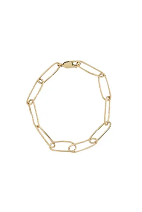 Thick Hardware Bracelet Solid Gold