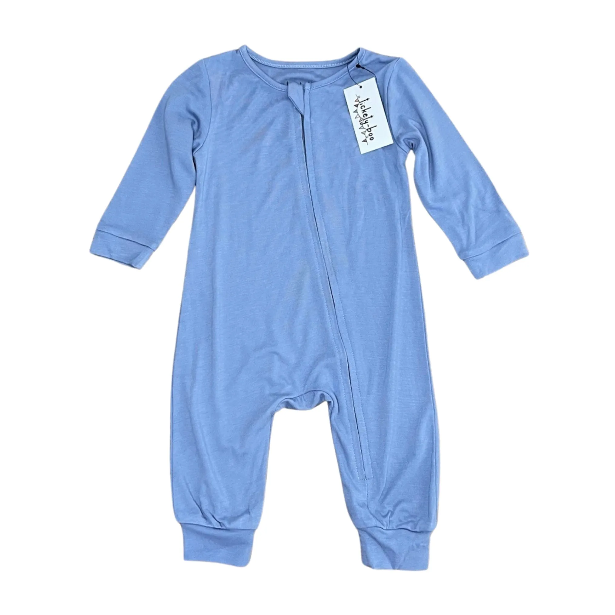 Tickety-Boo Long Romper Sky Blue