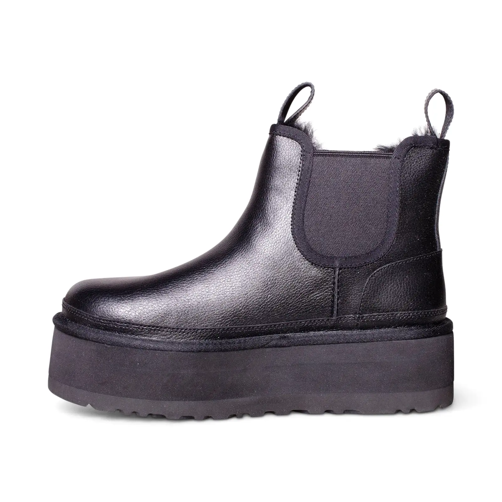 UGG Neumel Platform Chelsea Black Boots - Women's