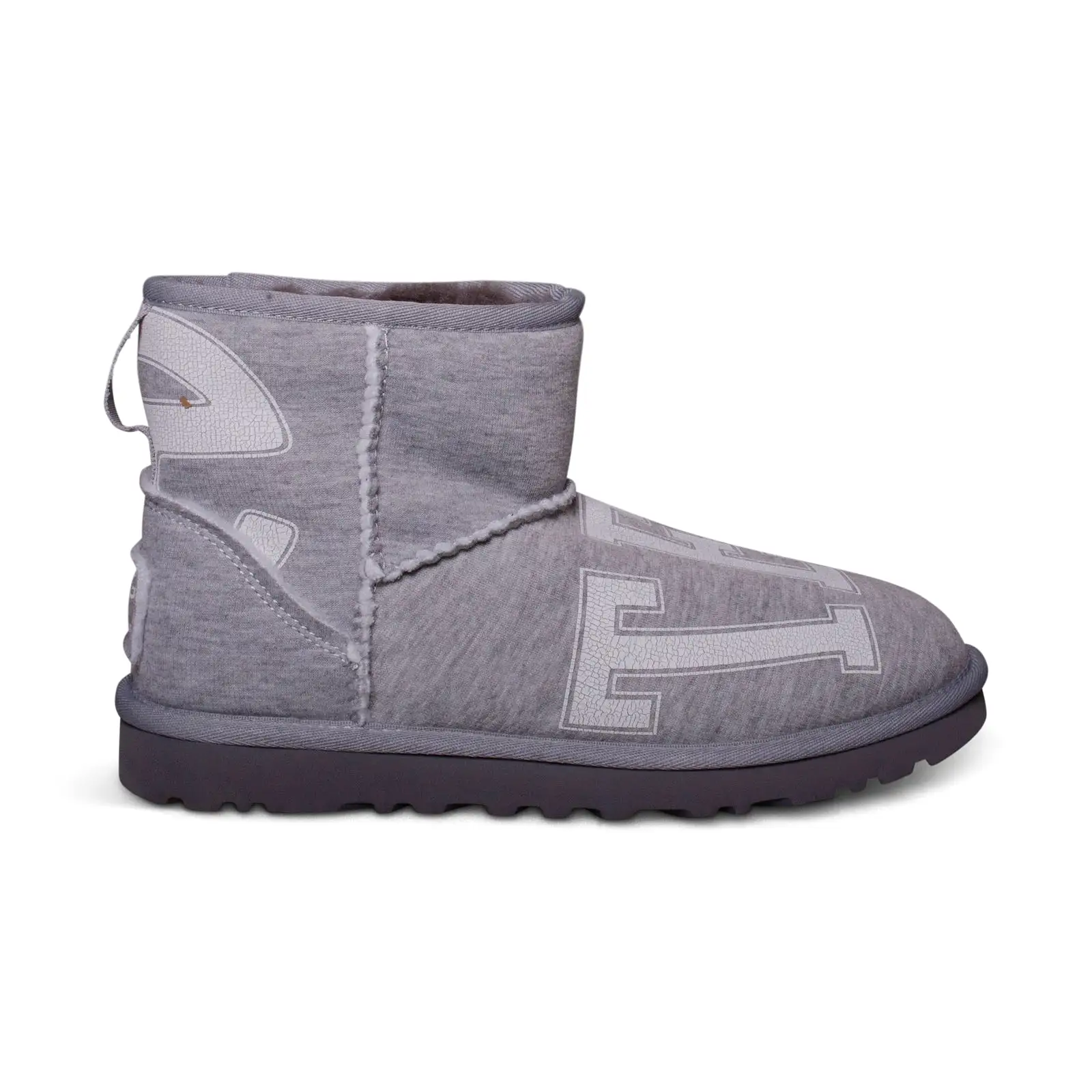 UGG X Telfar Fleece Mini Heather Grey Boots - Men's