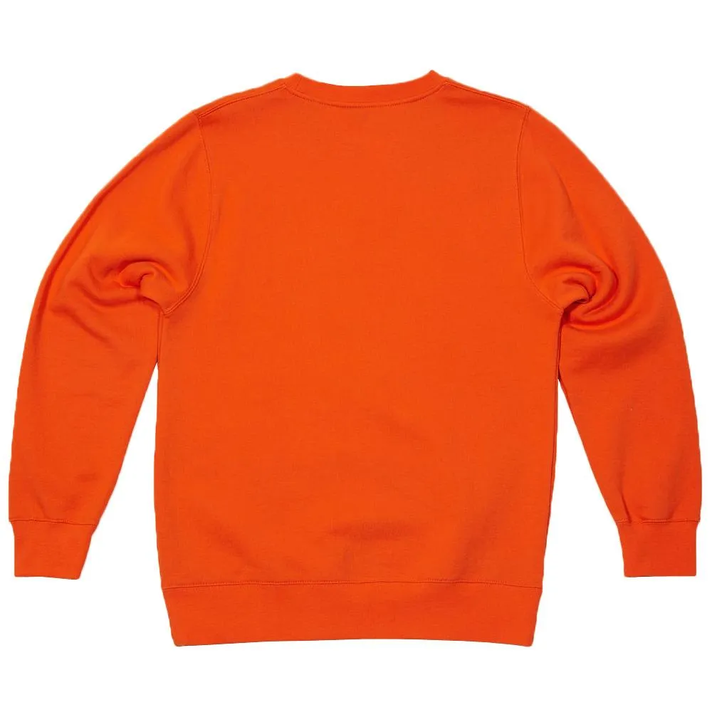 Undefeated UND Basic Pullover CrewOrange