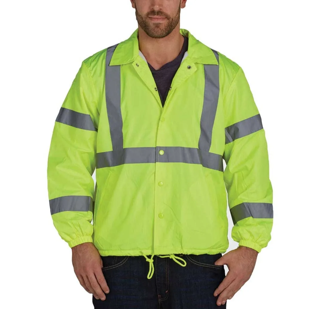 Utility Pro ANSI Class 2 Nylon Hi-Vis Windbreaker