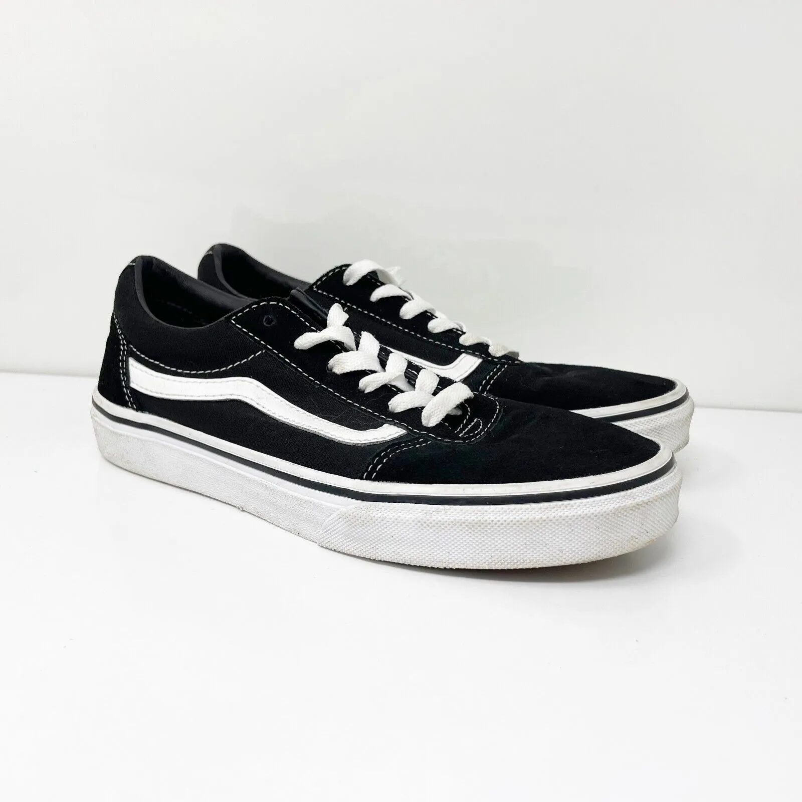 Vans Boys Off The Wall 500714 Black Casual Shoes Sneakers Size 5.5