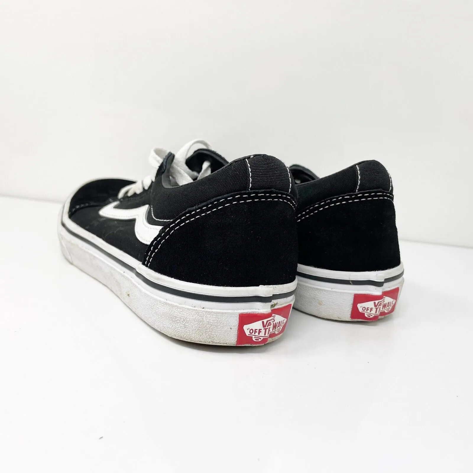 Vans Boys Off The Wall 500714 Black Casual Shoes Sneakers Size 5.5