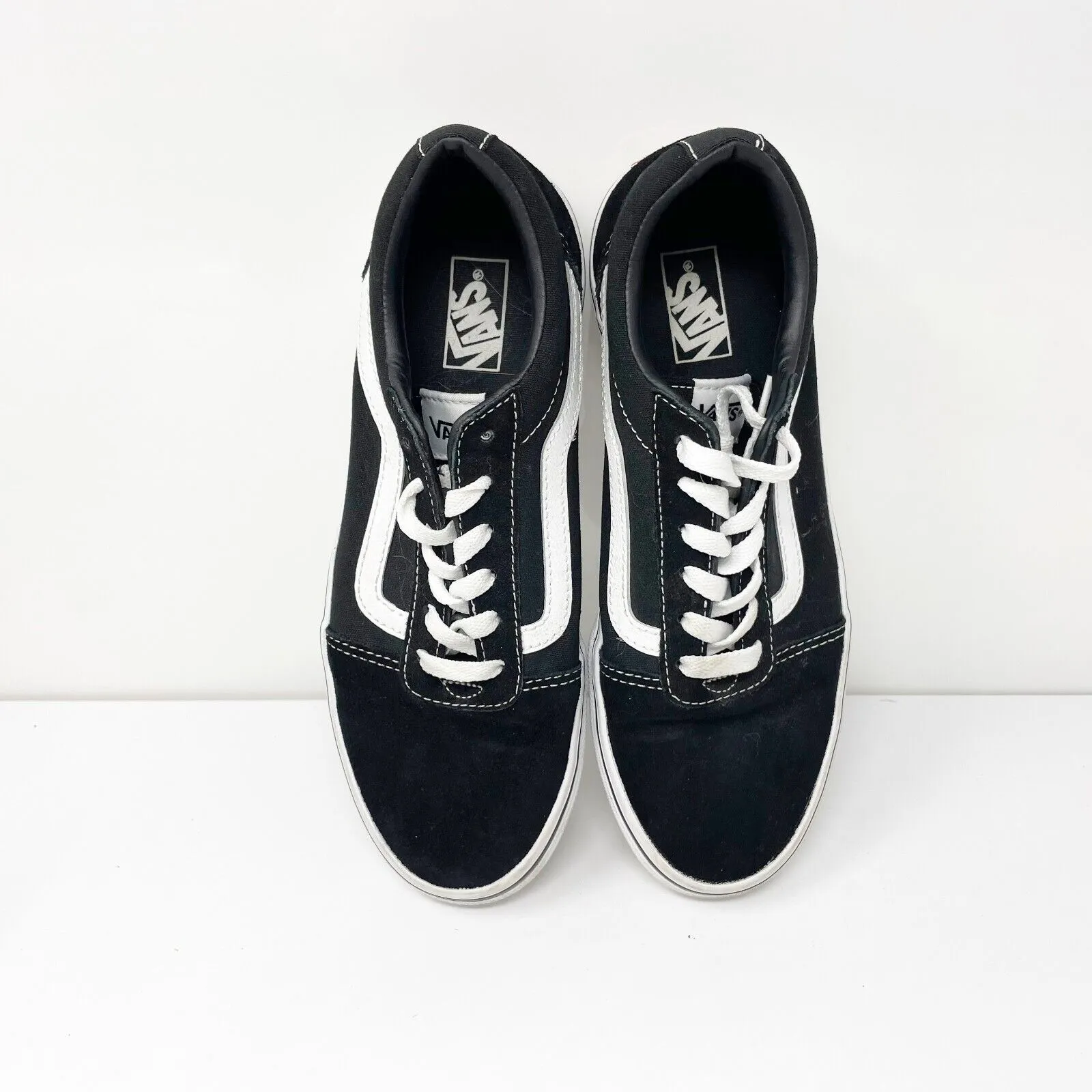 Vans Boys Off The Wall 500714 Black Casual Shoes Sneakers Size 5.5