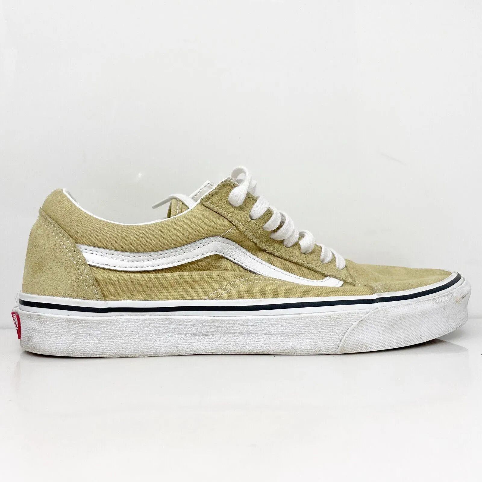 Vans Mens Off The Wall 721356 Beige Casual Shoes Sneakers Size 10