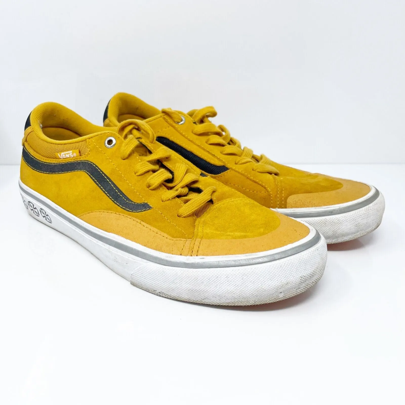 Vans Mens TNT Advanced Prototype 721454 Yellow Casual Shoes Sneakers Size 9.5