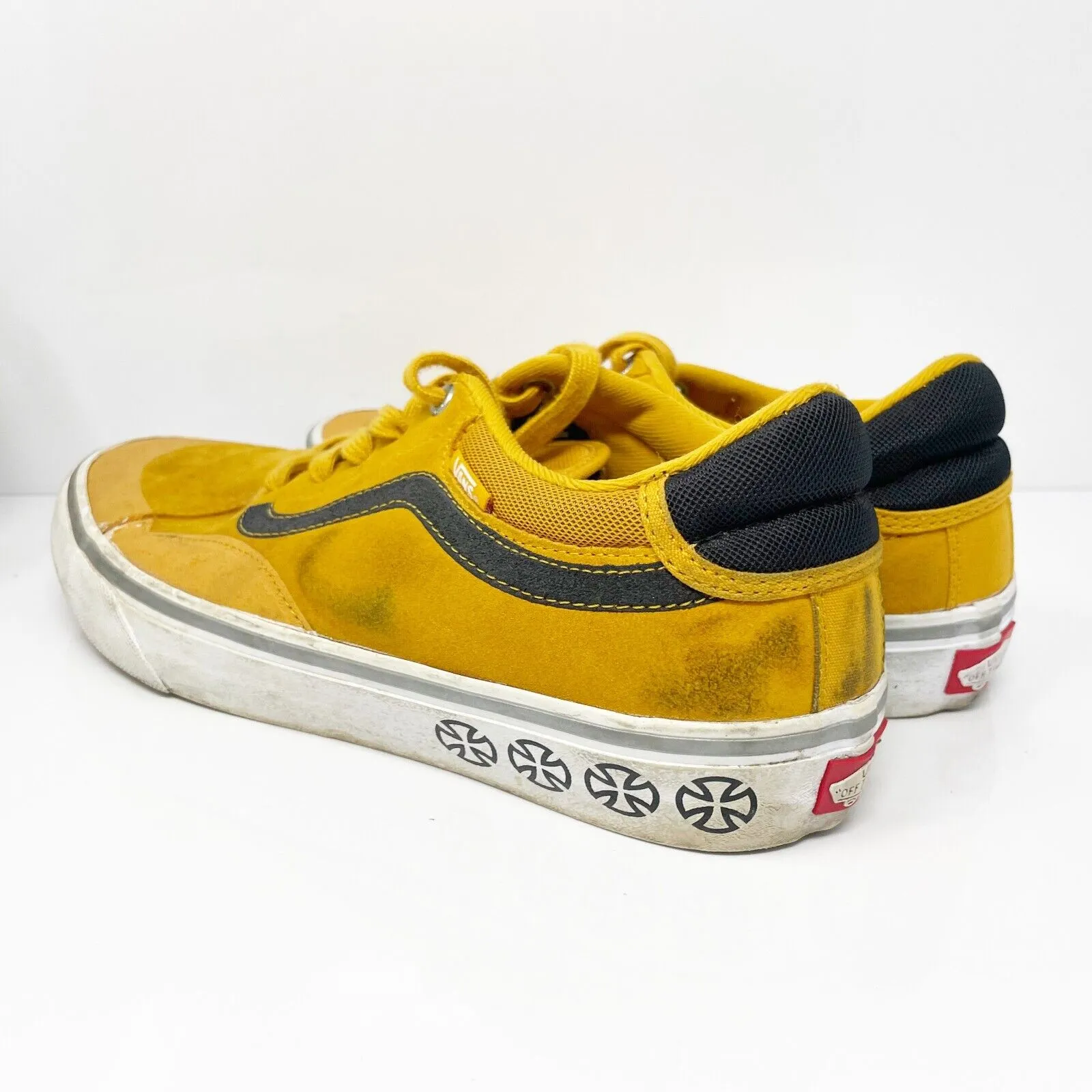 Vans Mens TNT Advanced Prototype 721454 Yellow Casual Shoes Sneakers Size 9.5