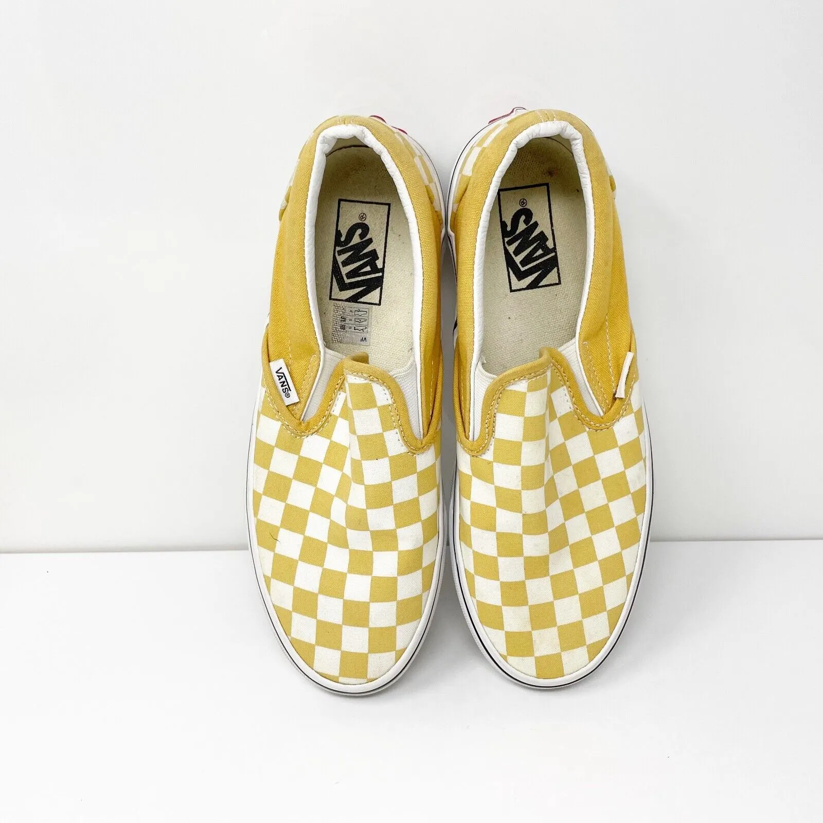 Vans Unisex Classic 721356 Yellow Casual Shoes Sneakers Size M 7 W 8.5