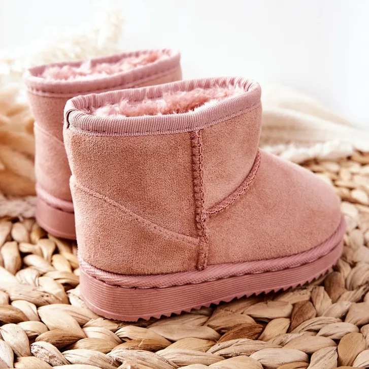 Warm Children's Youth Snow Boots Pink Gooby