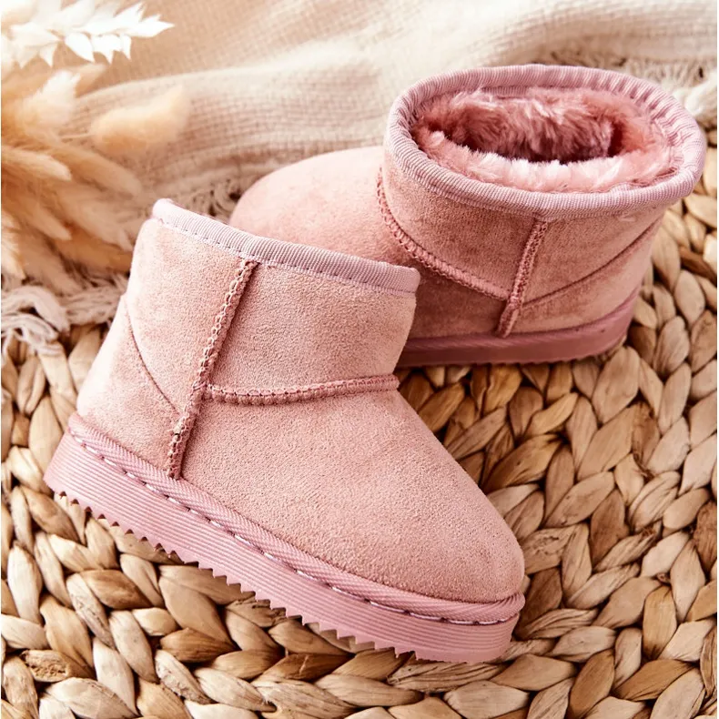 Warm Children's Youth Snow Boots Pink Gooby