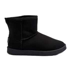 Women's Cross Jeans Snow Boots MM2R4024 Black