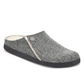 Women’s Birkenstock Zermatt Shearling Wool Felt Slipper – Herringbone Grey