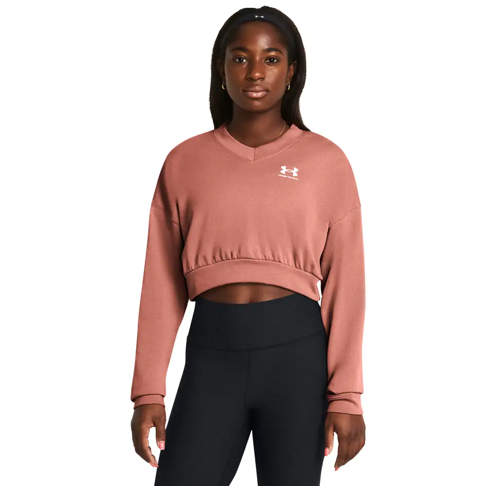 Women's Under Armour Rival Terry Crop Crew