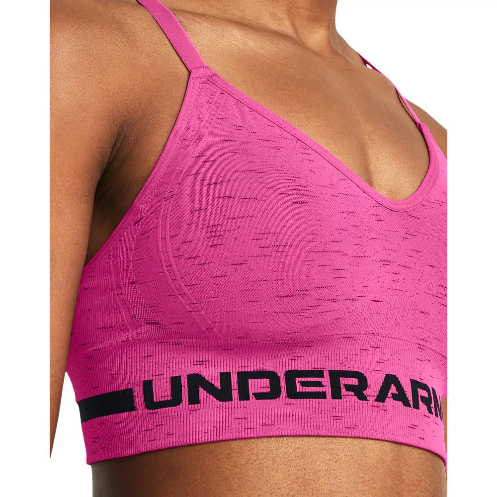 Women's Under Armour Seamless Low Long Heather Bra