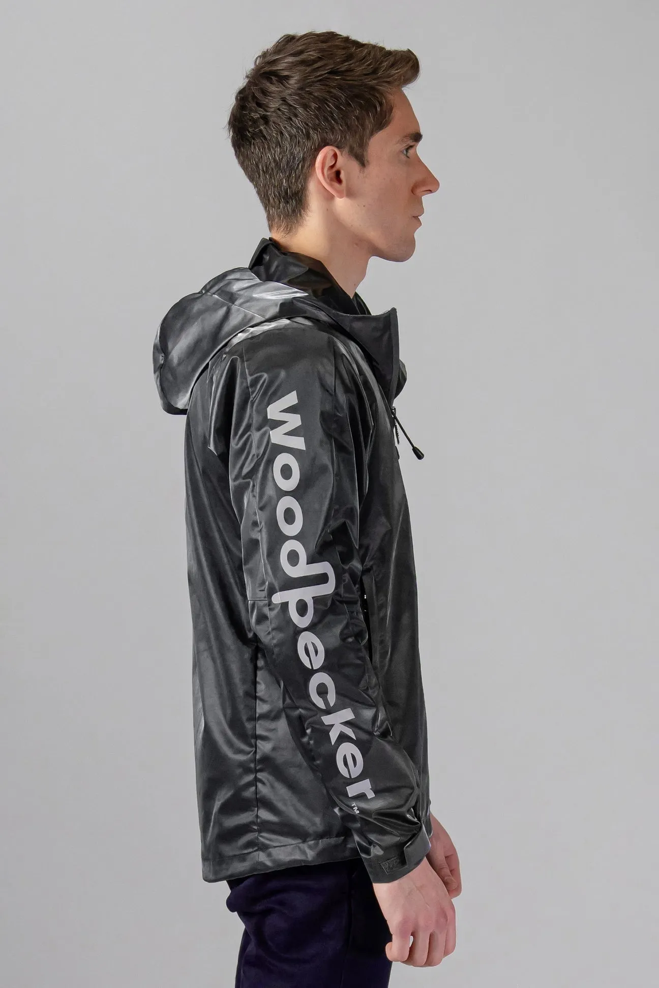 WOODPECKER MEN'S WIND SHELL - BLACK DIAMOND