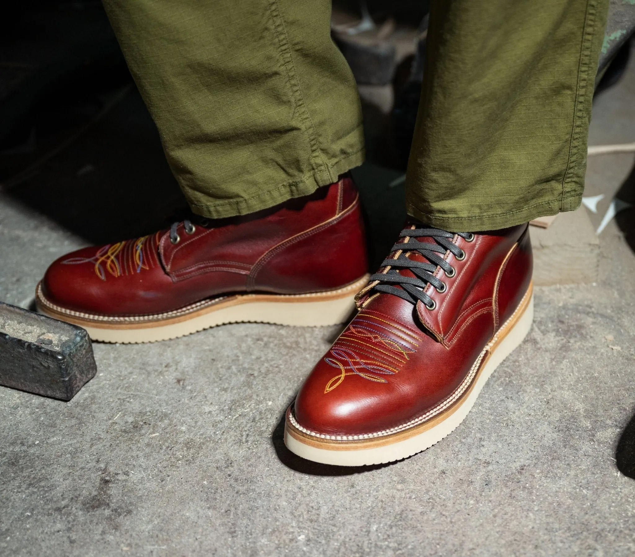 Workman Boots Cherry