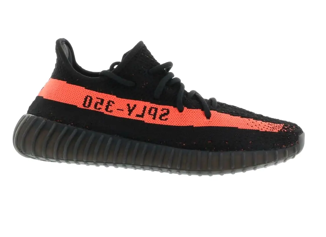 Yeezy 350 Core Black  Red (BY9612)