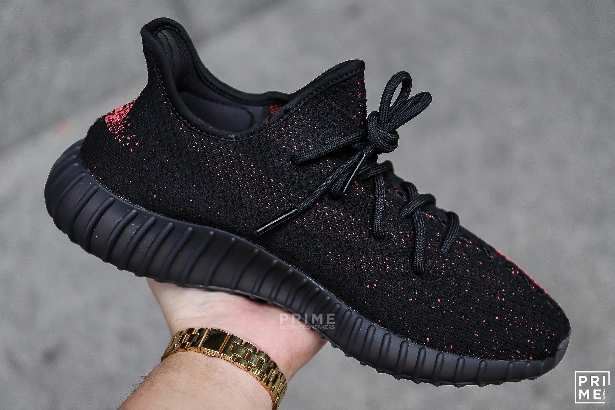 Yeezy 350 Core Black  Red (BY9612)